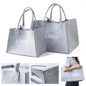 Felt Reusable Tote Bag for Shopping & Gifts