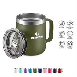 12 oz Double Wall Stainless Steel Coffee Mug