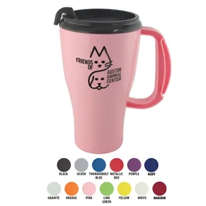 16 oz Omega Insulated Mug With Spill-Resistant Lid