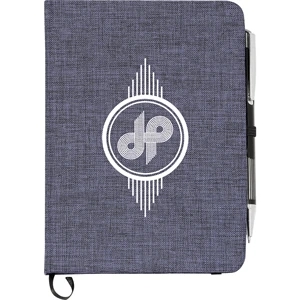 5" x 7" FSC® Mix Heathered Bound Notebook