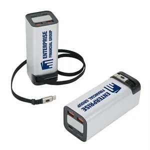 Ultimate 20000mAh 100W PD Power Bank with Retractable Chargi