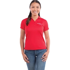 Women's MORENO TEXT MICRO SS POLO