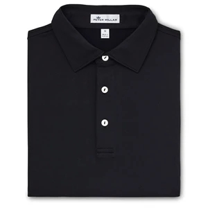 Peter Millar Men's Solid Performance Polo - Self Collar