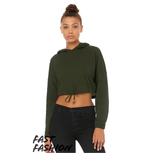 BELLA + CANVAS FWD Fashion Women's Cinched Cropped Hoodie