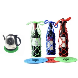 Silicone Wine Bottle Huger Holder Totes