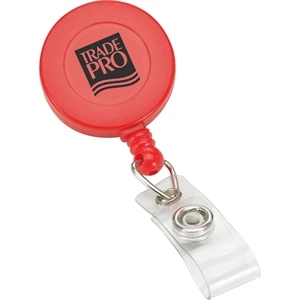 Round Retractable Badge Reel