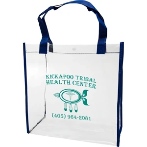 Custom Logo Clear PVC Tote Bag