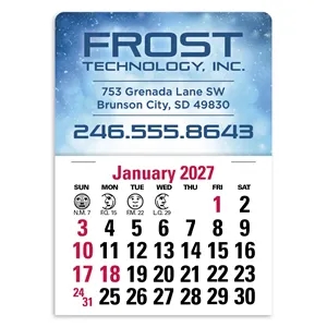Triumph® Calendars Press-N-Stick Full-Color Header Standa...
