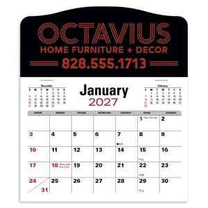 Triumph® Calendars Press-N-Stick Jumbo Header with 3-Mont...