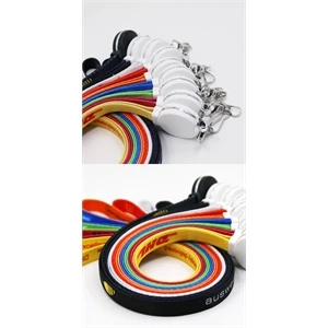 3-in-1 Round Lanyard Charging Cable