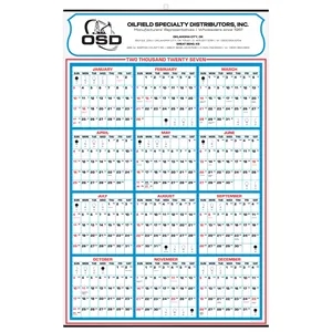 Year at a Glance Calendar