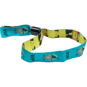 Woven Wristband with Locking Ball