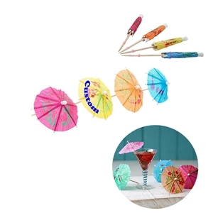 Custom Logo 144 pcs/pack Custom Umbrella Picks Set