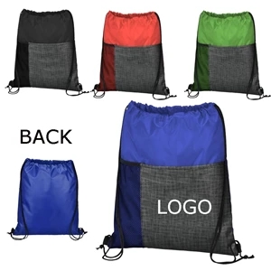 Etched Pocket Drawstring Sportpack