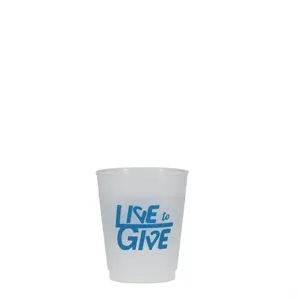 5 oz Frost-Flex Plastic Cup Frosted Tradition Print