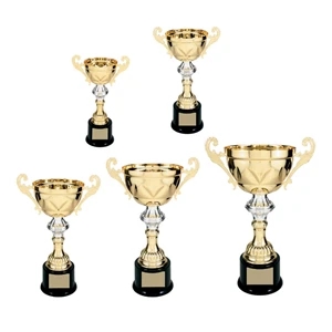 200 Series Gold Metal Trophy Cup with Base