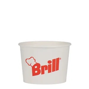 10 oz Food Container Paper White Digital Print