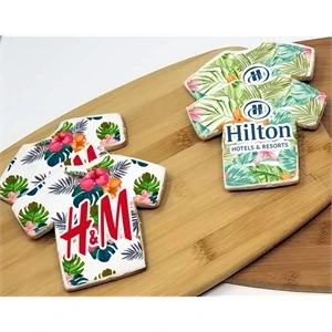 4" Hawaiian Shirt Print Logo Sugar Cookie