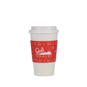 12/16/20/24 oz Corrugated Beverage Sleeve Digital Print