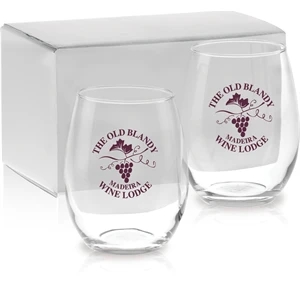 Stemless White Wine Gift Set