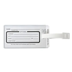 Tag/White Plastic Strap (7-3/8")