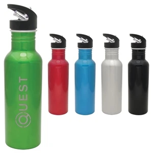 Aluminum Hiker Collection Water Bottle - Laser Etched