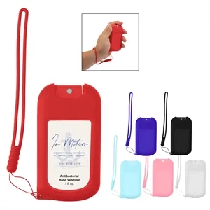 1 Oz. Hand Sanitizer with Silicone Case