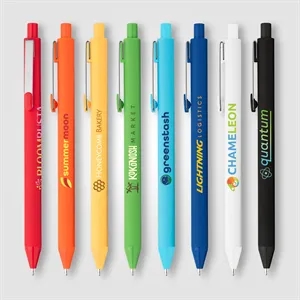 Vela Essentials Recycled Plastic Soft Touch Gel Pen