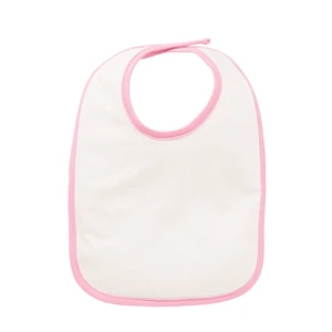 Rabbit Skins Infant Contrast Trim Bib