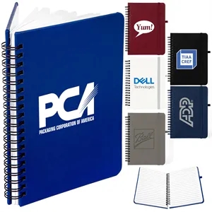 5x7 Premium UltraHyde Leather Notebook with Pen Holder