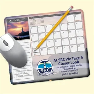 MousePaper® Calendar 12 Month (Landscape) Mouse Pad