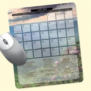 MousePaper® Calendar 12 Month (Portrait) Mouse Pad