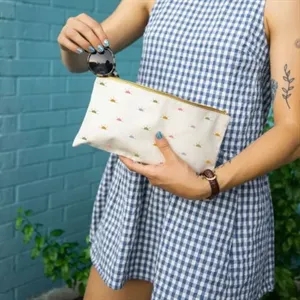 ALL THE THINGS POUCH - NATURAL CANVAS