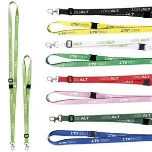 1" Adjustable Polyester Lanyard