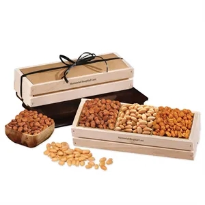Peanut Lover's Assortment in Wooden Crate