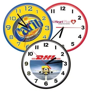 10" Wall Clock Full Color