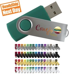 iClick 3.0 USB Flash Drive - Gold Swivel (Domestic)