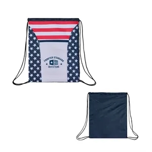Americana 600D Drawstring Bag