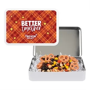 Fall Harvest M&M Snack Mix Gift Tin