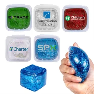 SqueeDoh Glitter Sensory Cube