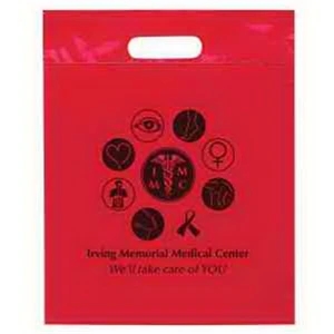 12W x 15H Die Cut Handle Bag - Flexo Ink Print