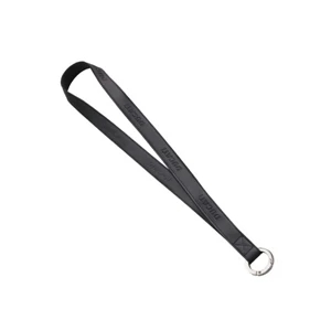 3/4" Import Faux Leather Lanyard with Clip Ring