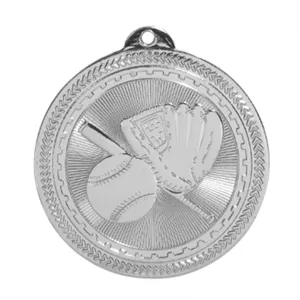 2" Baseball/Softball Laserable BriteLazer Medal