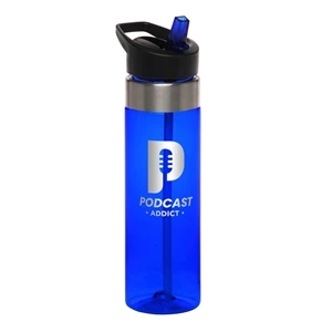 24 oz. TITAN Tritan Plastic Water Bottles w/ 1 Color Imprint