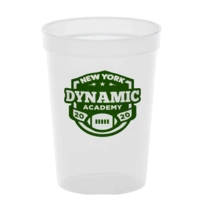 12 oz. Fanatic Plastic Stadium Cups w/ 1 Color Imprint