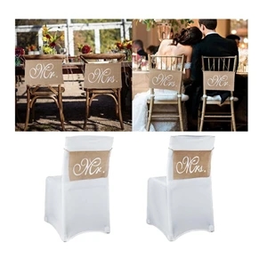 Wedding Chair Back Flag