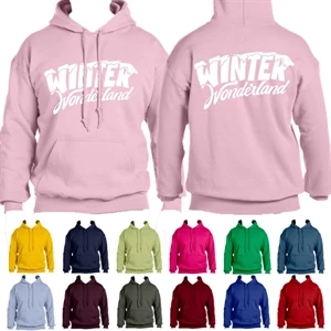 Custom Logo Classic Winter Pullover Hooded Sweatshirt 7.75 oz w/ Pocket