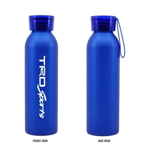 20oz. Aluminum Bottle with Silicone Carrying Strap