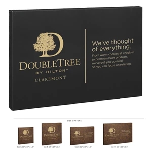 Leatherette Wall Signage, Bamboo
