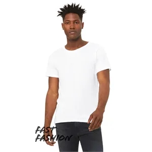 Unisex Triblend Raw Neck Tee